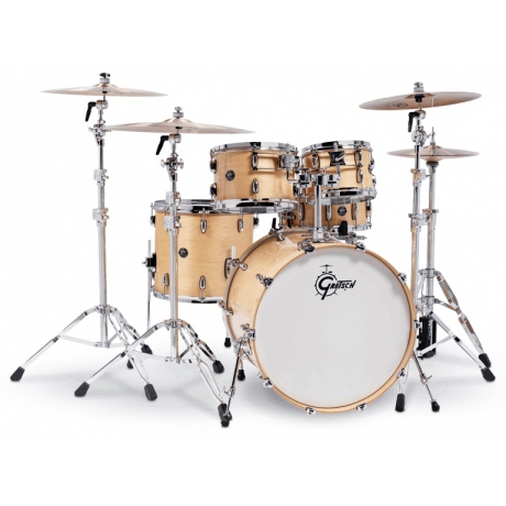 Gretsch Renown 5-Parça 22" Akustik Davul (Parlak Natural)<br>Fotoğraf: 1/1