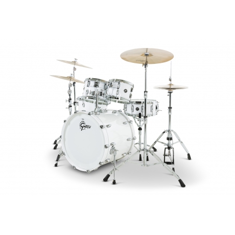 Gretsch Renown 5-Parça 22" Akustik Davul (Piano White)<br>Fotoğraf: 3/4