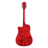Guild D-120CE CHR Elektro Akustik Gitar (Cherry Red)<br>Fotoğraf: 2/6
