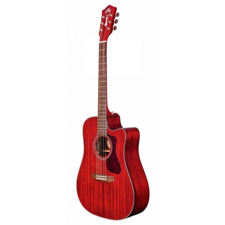 Guild D-120CE CHR Elektro Akustik Gitar (Cherry Red)<br>Fotoğraf: 3/6