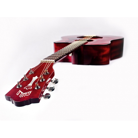 Guild D-120CE CHR Elektro Akustik Gitar (Cherry Red)<br>Fotoğraf: 4/6