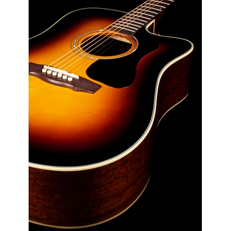 Guild D-140CE SB Elektro Akustik Gitar (Sunburst)<br>Fotoğraf: 6/8