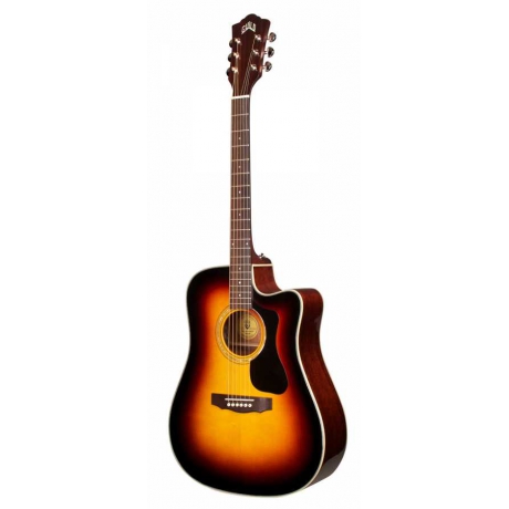 Guild D-140CE SB Elektro Akustik Gitar (Sunburst)<br>Fotoğraf: 2/8