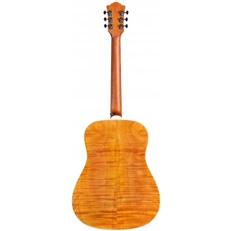 Guild D-240e Ltd Flamed Mahogany Elektro Akustik Gitar (Natural)<br>Fotoğraf: 4/6