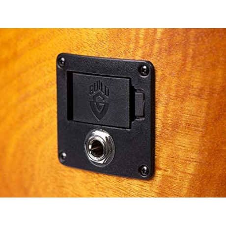 Guild D-240e Ltd Flamed Mahogany Elektro Akustik Gitar (Natural)<br>Fotoğraf: 5/6