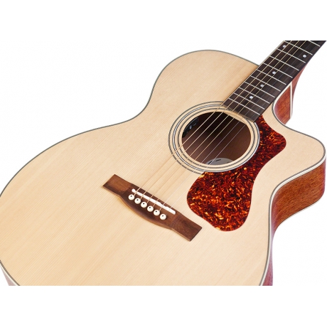 Guild OM-240CE NAT Elektro Akustik Gitar (Natural)<br>Fotoğraf: 5/6