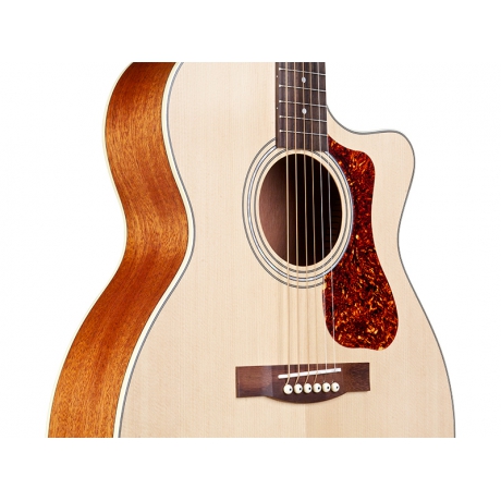 Guild OM-240CE NAT Elektro Akustik Gitar (Natural)<br>Fotoğraf: 6/6
