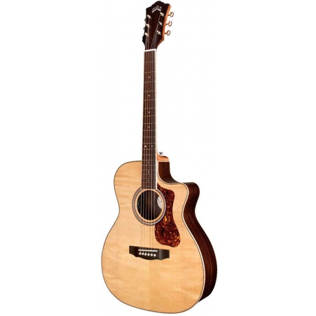 Guild OM-250CE Reserve Orchestra Cutaway Elektro Akustik Gitar (Natural)<br>Fotoğraf: 2/3