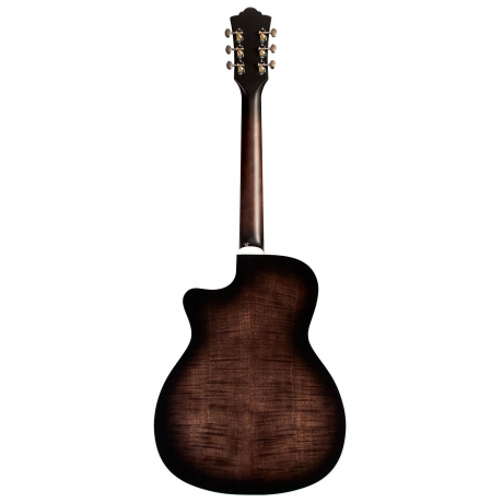 Guild OM-260CE Deluxe Limited Elektro Akustik Gitar (Trans Black Burst)<br>Fotoğraf: 2/2