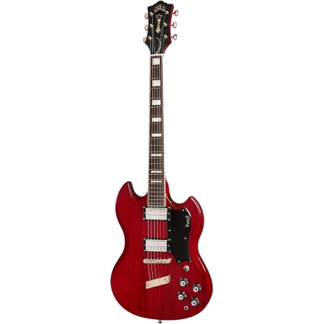 Guild Polara Deluxe Elektro Gitar (Cherry Red)<br>Fotoğraf: 2/6