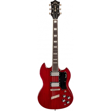 Guild Polara Deluxe Elektro Gitar (Cherry Red)<br>Fotoğraf: 1/6