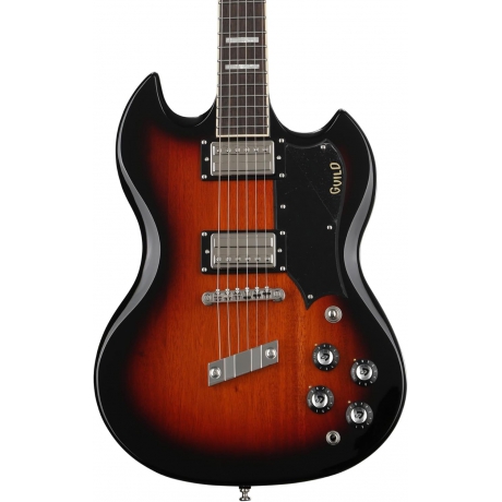 Guild Polara Deluxe Elektro Gitar (Vintage Sunburst)<br>Fotoğraf: 3/7