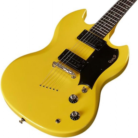 Guild Polara Elektro Gitar (Voltage Yellow)<br>Fotoğraf: 4/6