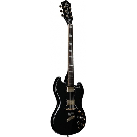Guild Polara Kim Thayil Signature Elektro Gitar (Siyah)<br>Fotoğraf: 2/8