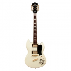 Guild Polara Kim Thayil Signature Elektro Gitar (Vintage White)