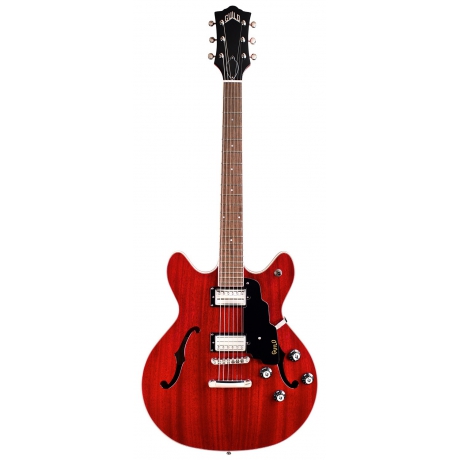 Guild Starfire I DC Semi-hollow Elektro Gitar (Cherry Red)<br>Fotoğraf: 1/2