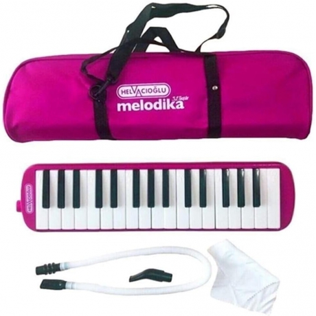 Helvacıoğlu 32 Tuşlu Melodika (Pembe)<br>Fotoğraf: 1/1