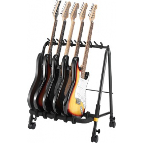 Hercules GS523B PLUS 3-Enstürman Tekerlekli Gitar Rack<br>Fotoğraf: 4/6