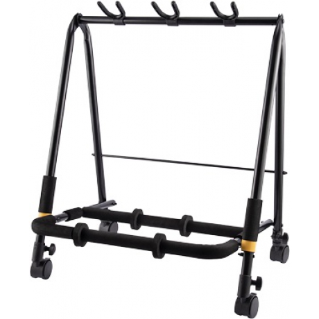 Hercules GS523B PLUS 3-Enstürman Tekerlekli Gitar Rack<br>Fotoğraf: 1/6