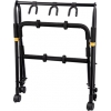 Hercules GS523B PLUS 3-Enstürman Tekerlekli Gitar Rack<br>Fotoğraf: 3/6