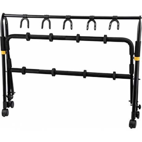 Hercules GS525B PLUS Hercules GS523B PLUS 5-Enstürman Tekerlekli Gitar Rack<br>Fotoğraf: 3/5