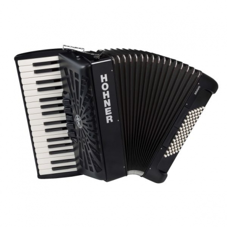 Hohner A16622 Bravo III 72 Akordiyon (Siyah)<br>Fotoğraf: 1/1