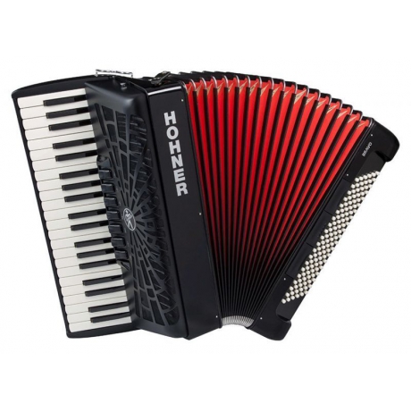 Hohner A16822 Bravo III 120 Akordiyon (Siyah)<br>Fotoğraf: 1/1