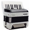 Hohner A16951 Bravo II 60 Akordiyon (Beyaz)<br>Fotoğraf: 4/4
