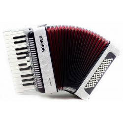 Hohner A16951 Bravo II  60 Akordiyon (Beyaz)