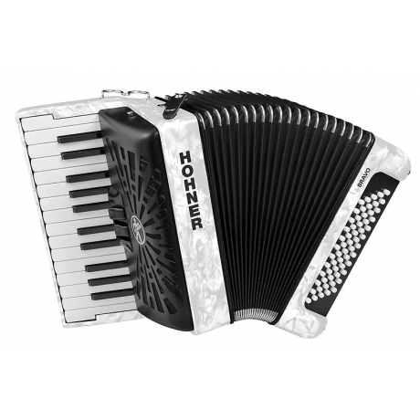 Hohner A16952 Bravo II 60 Akordiyon (Beyaz)<br>Fotoğraf: 1/1