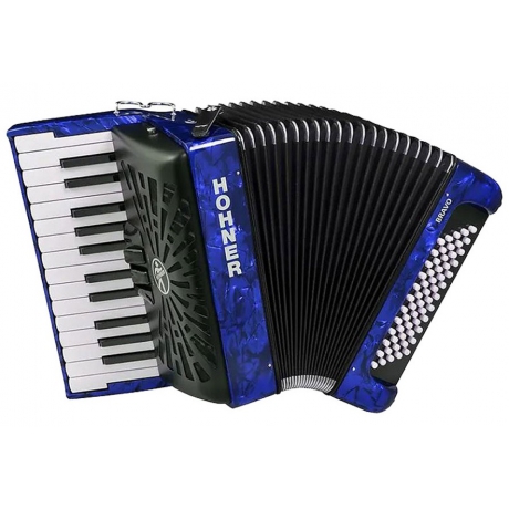 Hohner A1698 BRAVO II 60 Akordiyon (Dark Blue)<br>Fotoğraf: 1/1
