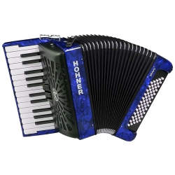 Hohner A1698 BRAVO II 60 Akordiyon (Dark Blue)