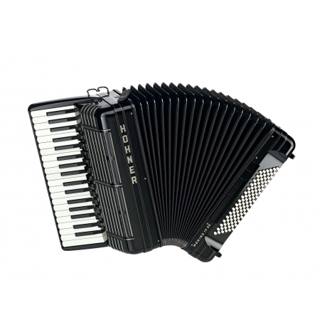 Hohner A2712 Morino 96 Bass Piano Akordiyon (Siyah)<br>Fotoğraf: 1/1
