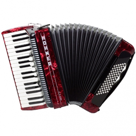 Hohner AMICA III 72 Bas Akordiyon (Kırmızı)<br>Fotoğraf: 1/1