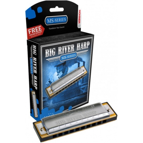 Hohner Big River Harp MS Serisi Mızıka (Mi Majör)<br>Fotoğraf: 1/1