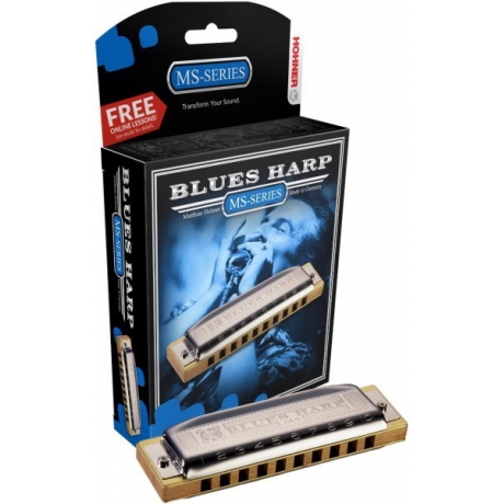 Hohner Blues Harp MS Serisi Mızıka (Do Majör)<br>Fotoğraf: 1/2