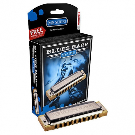 Hohner Blues Harp MS Serisi Mızıka (Re Bemol Majör)<br>Fotoğraf: 1/1