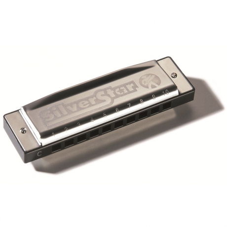 Hohner M5041167 Silver Star Box Small Si Bemol Majör Mızıka<br>Fotoğraf: 1/1