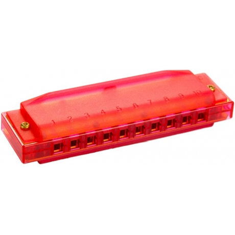 Hohner M5254 Translucent Red Harp (Do Majör)<br>Fotoğraf: 1/1