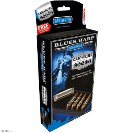 Hohner M53305XP 532/20 Blues Harp 5li Paket Mızıka<br>Fotoğraf: 1/2