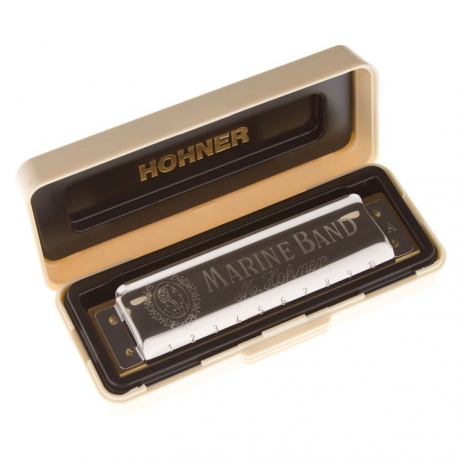 Hohner Marine Band 1896/20 Mızıka (Re Bemol Majör)<br>Fotoğraf: 1/2