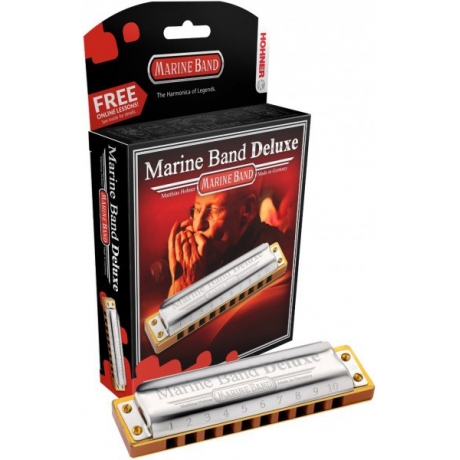 Hohner Marine Band Deluxe Mızıka (Mi Majör)<br>Fotoğraf: 1/7