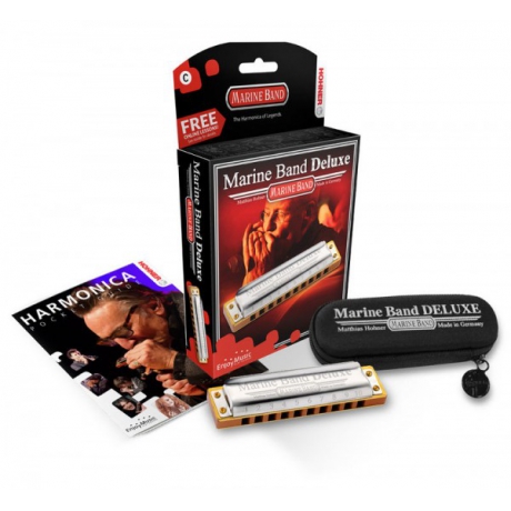 Hohner Marine Band Deluxe Mızıka (Mi Majör)<br>Fotoğraf: 2/7