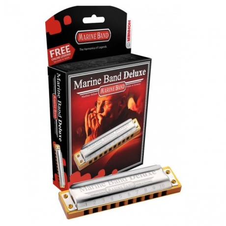 Hohner Marine Band Deluxe Mızıka (Re Majör)<br>Fotoğraf: 1/2