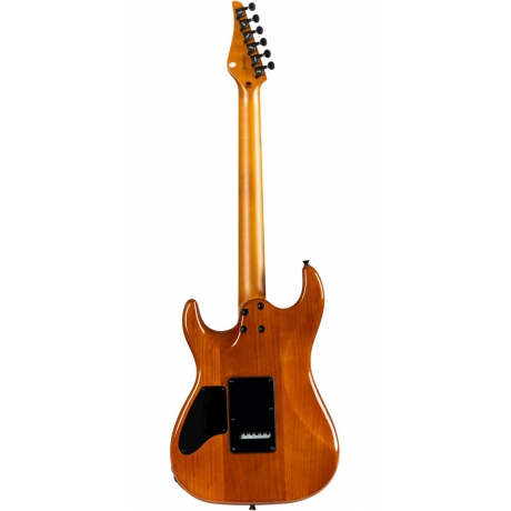 Jet JS-1000 Vulcano HH Elektro Gitar (Flamed Transparent Red)<br>Fotoğraf: 2/7