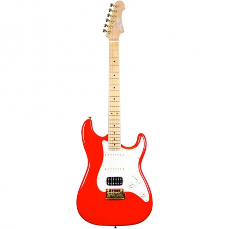 Jet JS-400 CRD HSS Elektro Gitar (Coral Red)<br>Fotoğraf: 1/6