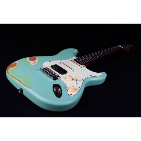 Jet JS-400 SFG RLC HSS Elektro Gitar (Distressed Sea Foam Green)<br>Fotoğraf: 3/7