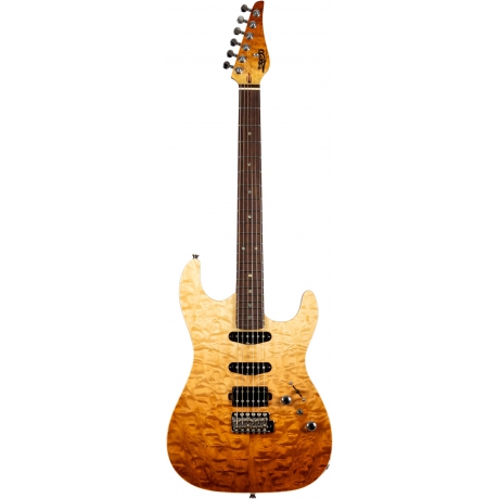 Jet JS-45 Elite HSS Elektro Gitar (Fireburst Flame)<br>Fotoğraf: 1/8