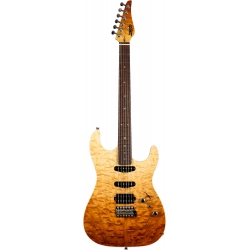 Jet JS-45 Elite HSS Elektro Gitar (Fireburst Flame)