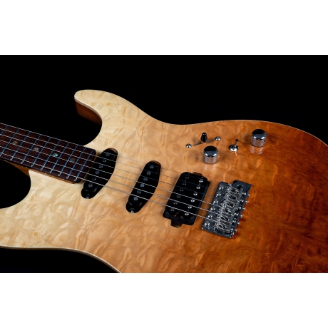 Jet JS-45 Elite HSS Elektro Gitar (Fireburst Flame)<br>Fotoğraf: 5/8